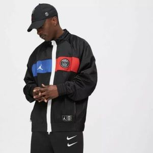 Nike Men's Air Jordan Paris Saint Germain Black Track Jacket BQ8369-011